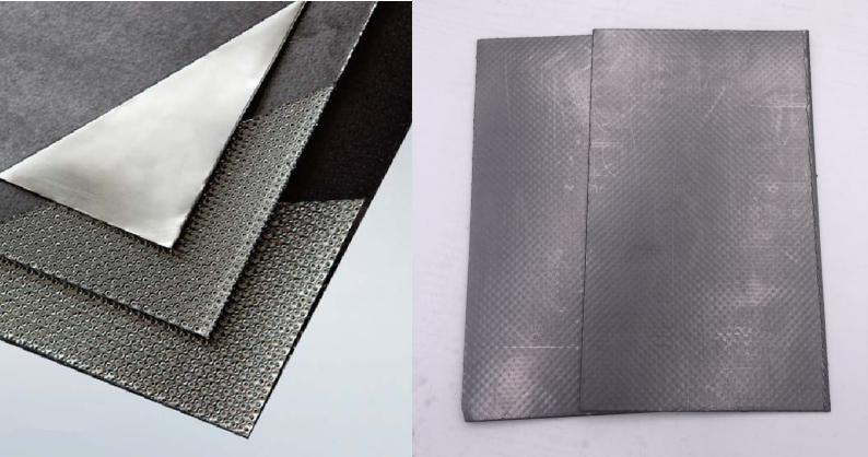 Graphite composite plate