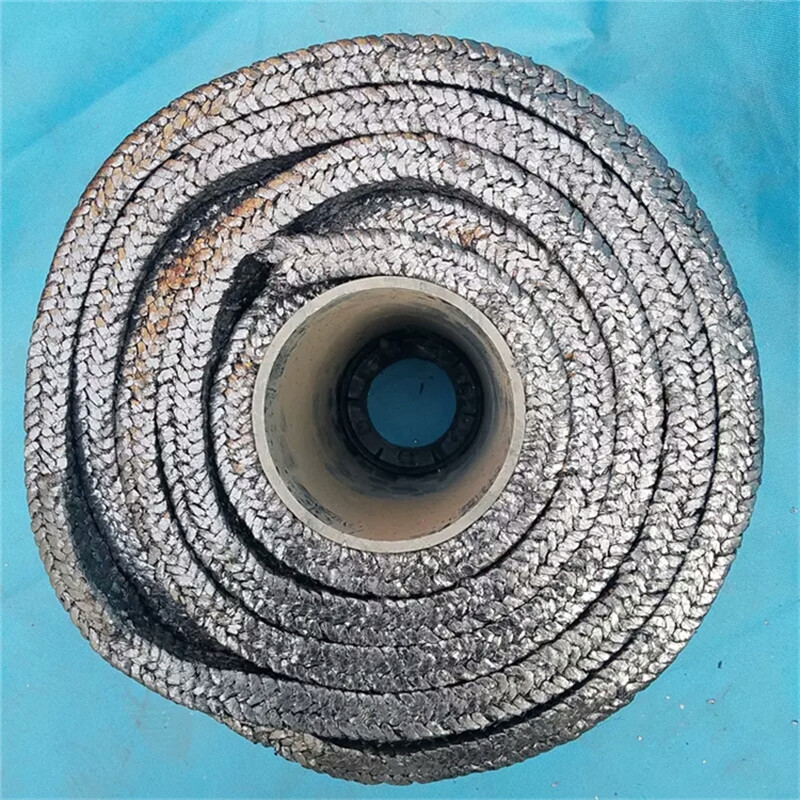 Pure graphite with inconel gland packing