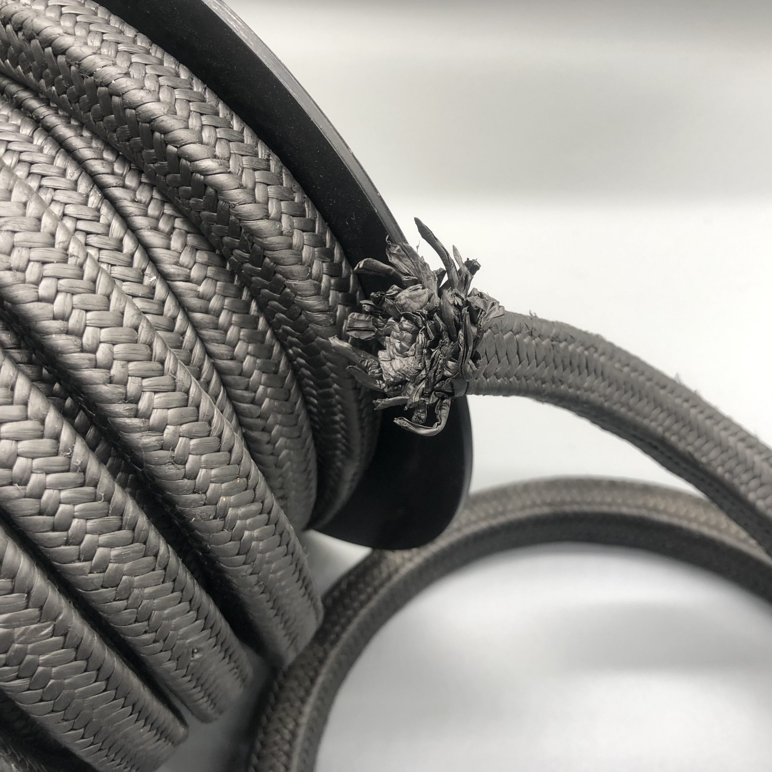 PTFE with graphite gland packing